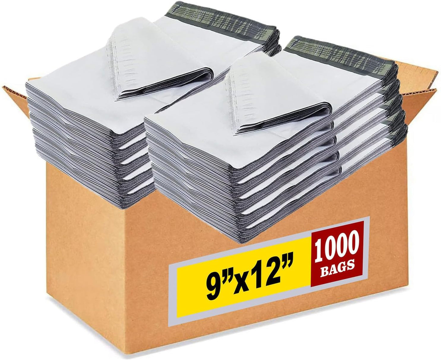 iMBAPrice 9x12 Inches White Poly Mailers for Shipping Needs