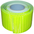Fluorescent Green Reflective Tape 4 in Wide 168 ft - High Visibility