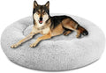Calming Donut Dog Bed S-XXL in Faux Fur - Cozy Cuddler