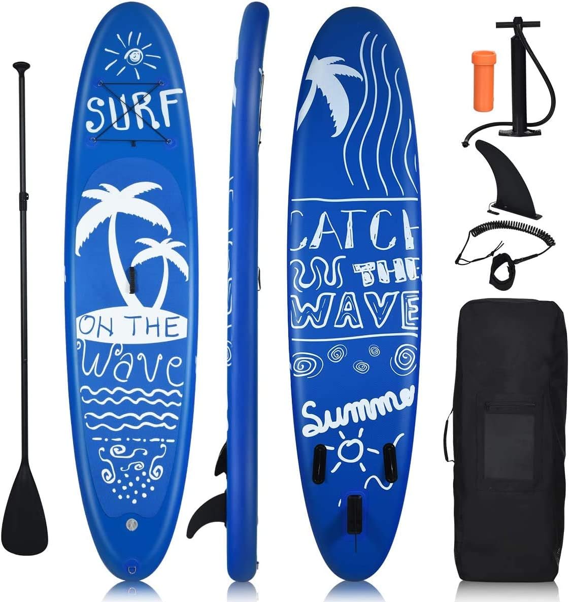 Goplus Inflatable Stand Up Paddle Board for All Skill Levels