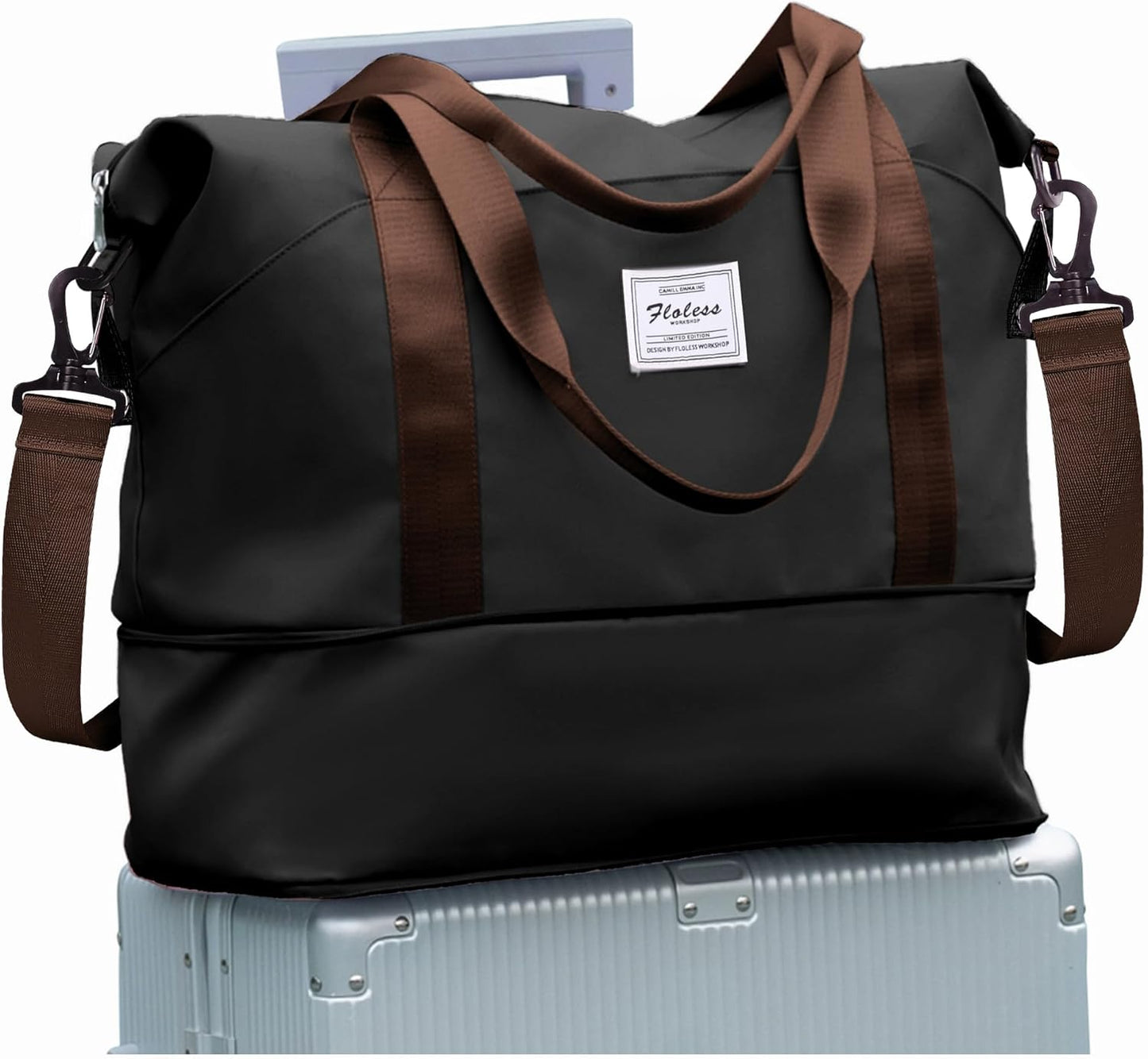 Travel Duffel Bag for Women - Sports Tote Gym Weekender Bag