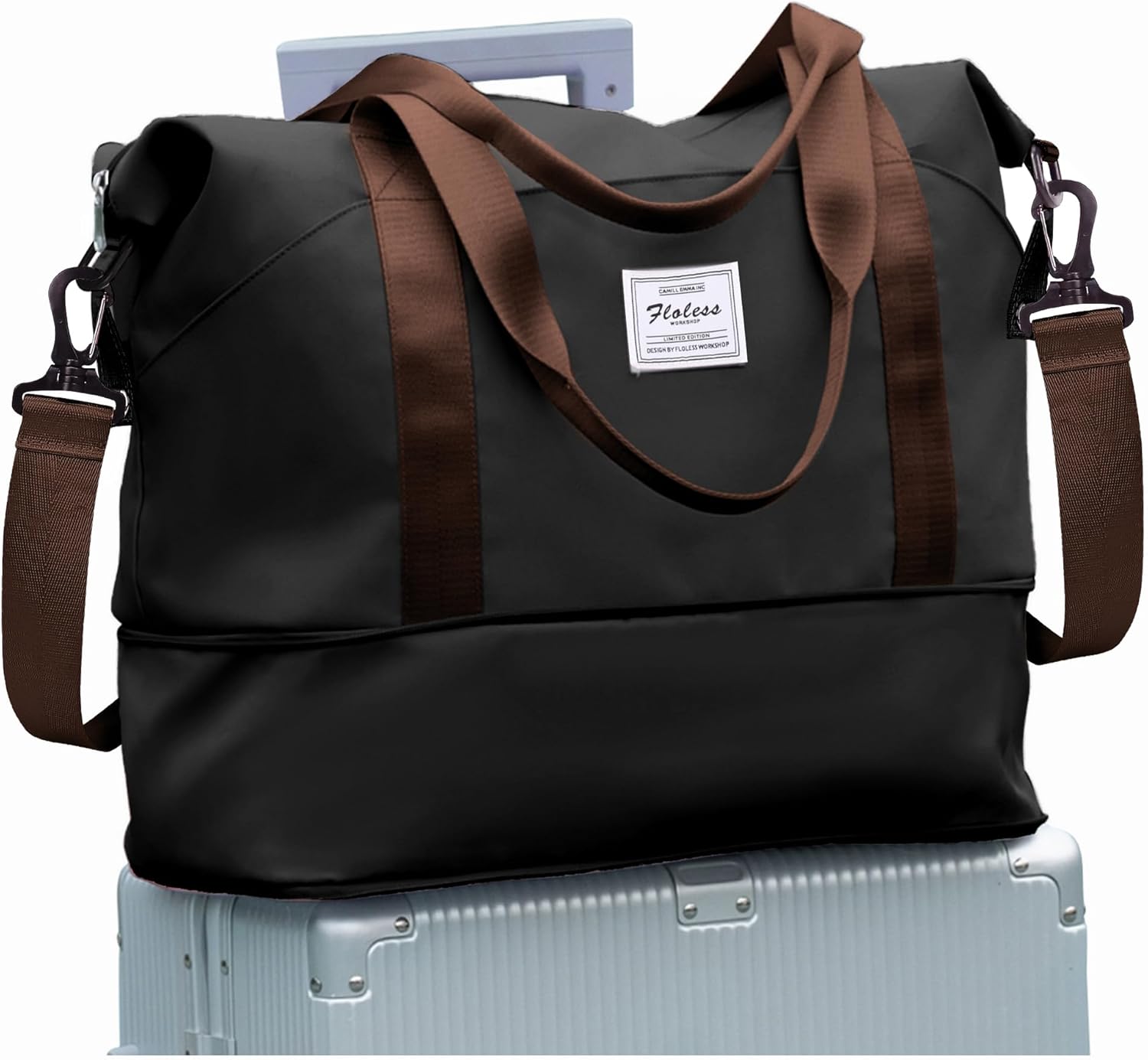 Travel Duffel Bag for Women - Sports Tote Gym Weekender Bag