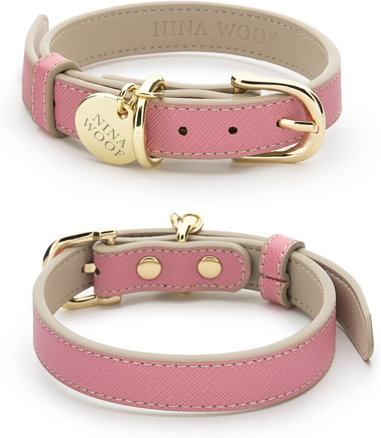 Rio Vegan Leather Dog Collar - Padded Luxury for All Breeds