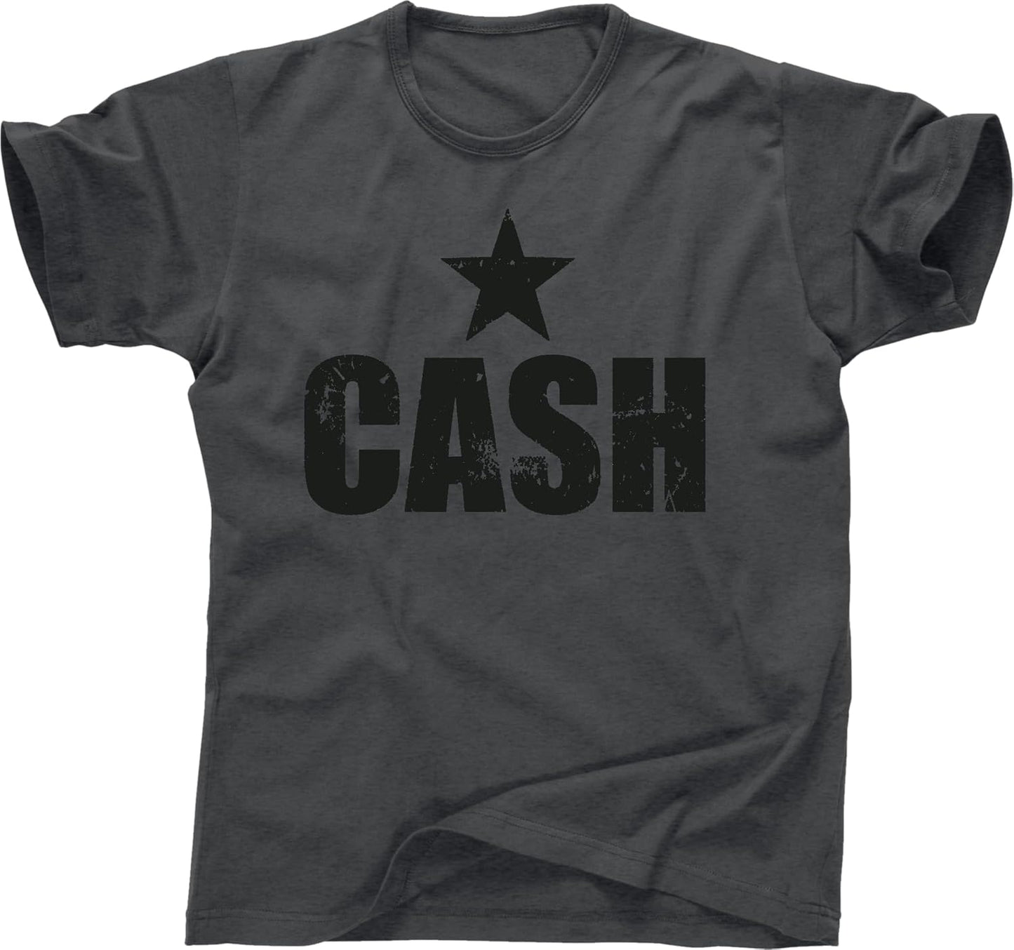 Vintage Cash Outlaw Music Tee | Handmade Honky Tonk Legend