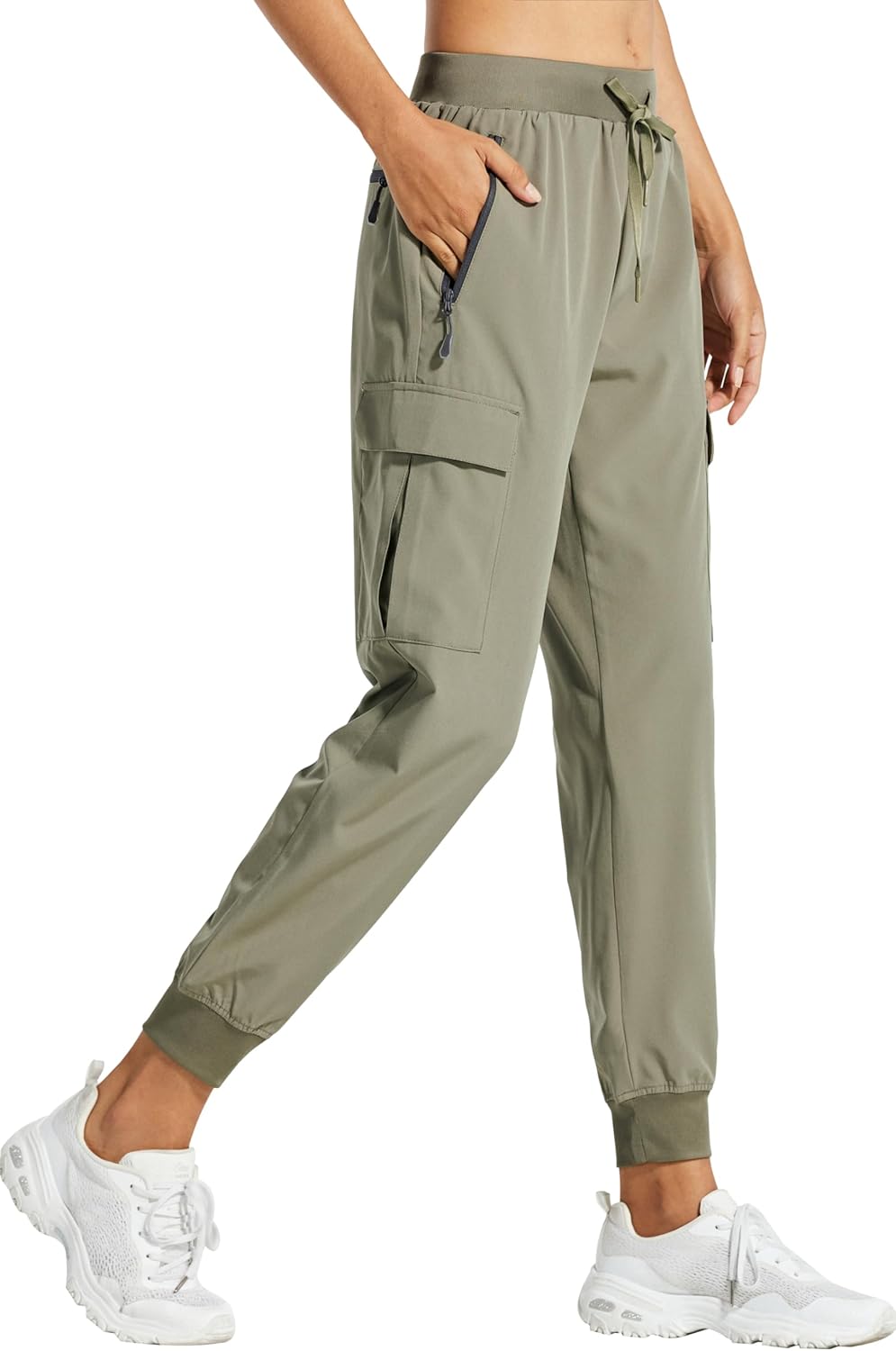 Libin Women's Cargo Joggers Lightweight Quick Dry Hiking Pants