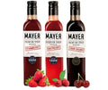 Mayer Premium Artisan Hungarian Fruit Syrup 3-Pack - Real Fruit Flavor