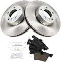 TRQ Front Brake Pad & Rotor Kit Compatible with 13-20 BMW - Complete