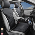 2 Pack Leather Front Car Seat Covers - Waterproof Universal Fit