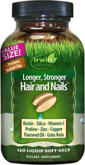Longer, Stronger Hair and Nails Liquid Softgels - Vibrant Shine