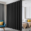 Room Divider Curtains Blackout Ceiling Track Curtain W180 x H108 in