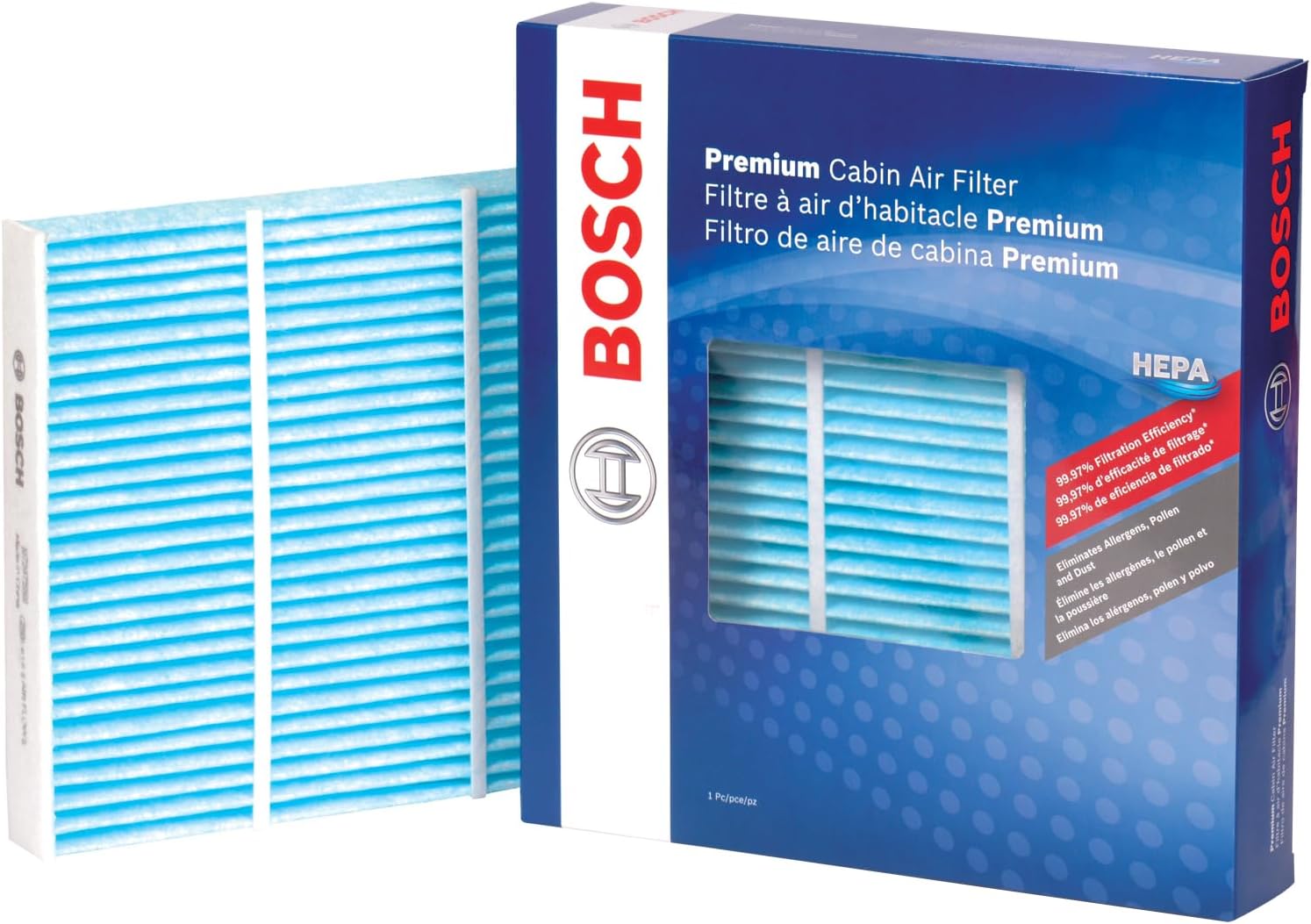 BOSCH 6037C HEPA Cabin Air Filter for Acura and Honda Vehicles