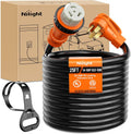 Nilight 50 Amp 25FT RV Locking Extension Cord - Heavy Duty Power