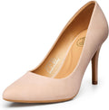 Trary Womens Slingback Pumps Black Pointed Toe - 3.5in Stiletto
