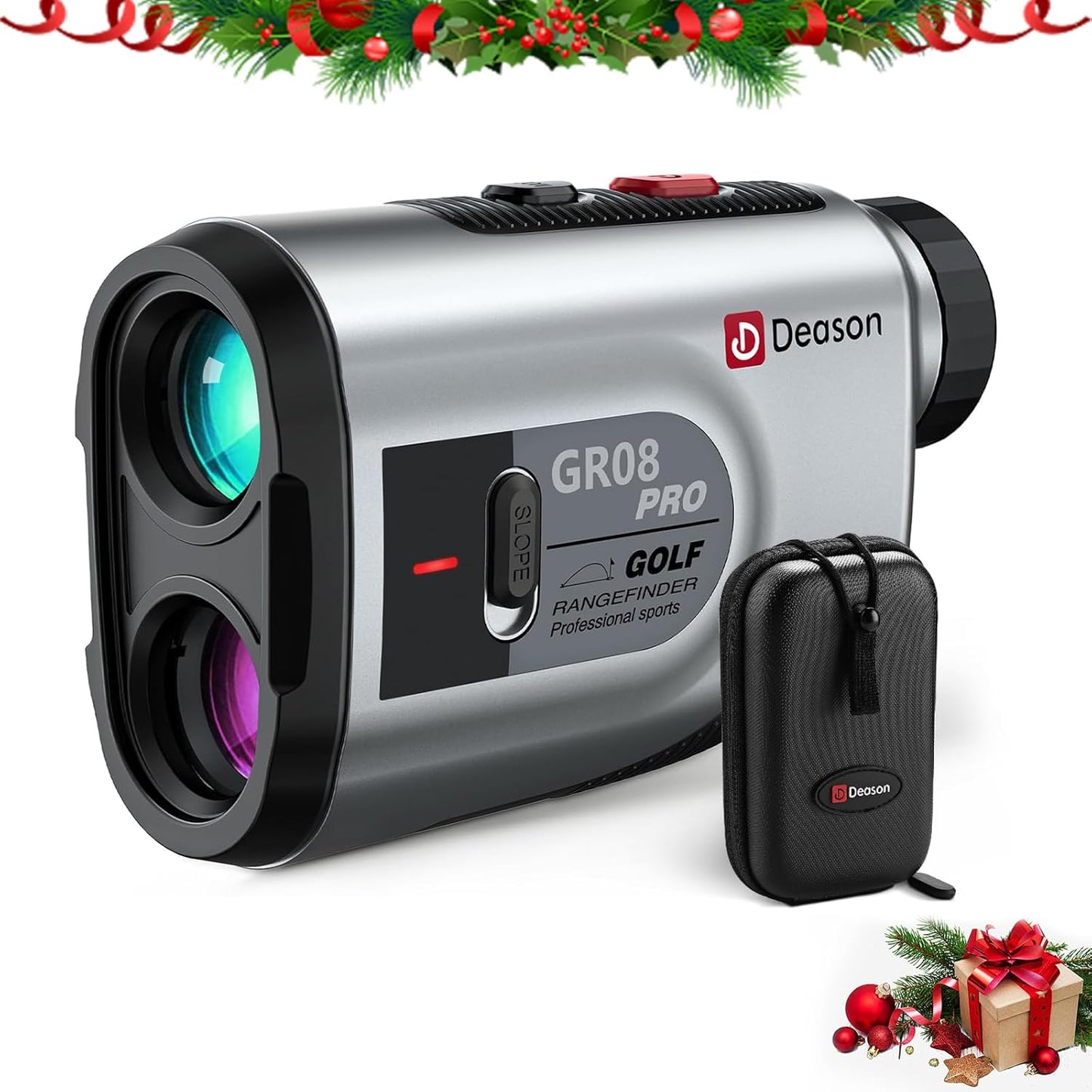 1300 Yd Golf Rangefinder: Slope, Flag Lock, LED Optics