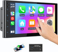 Double Din Wireless CarPlay Screen 7in HD Touchscreen - 2+32G Model