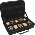 MOSISO Watch Box 10 Slots Watch Display Organizer - Portable Case