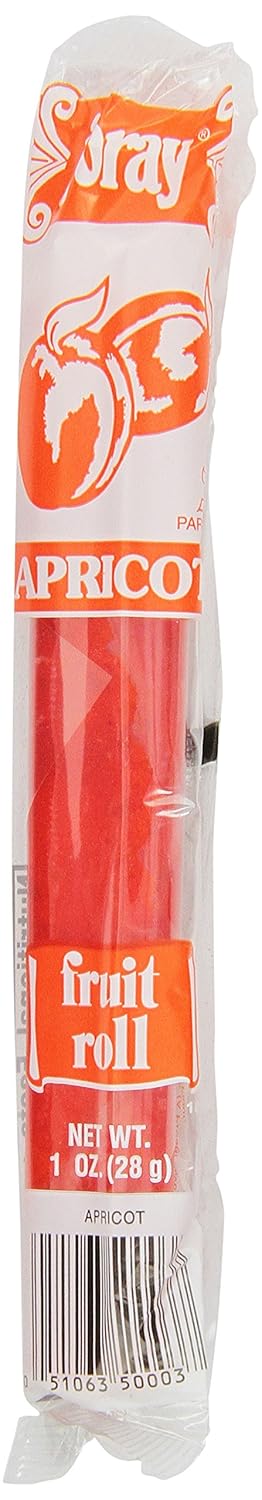 Joray Fruit Roll Apricot Pack of 48 Delicious Snacks for Kids