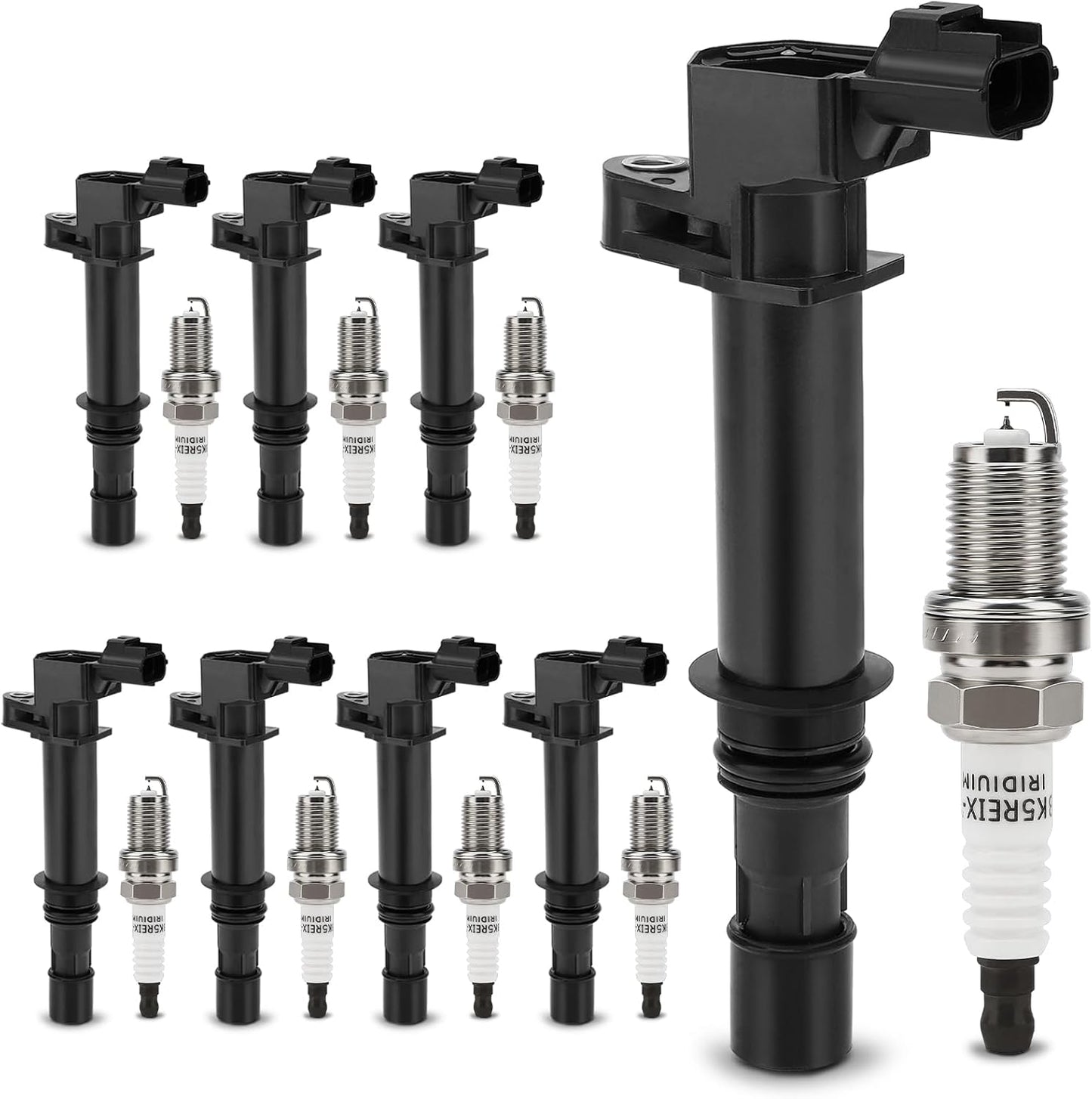 UF270 Ignition Coil & 4503 Double Iridium Spark Plug Set