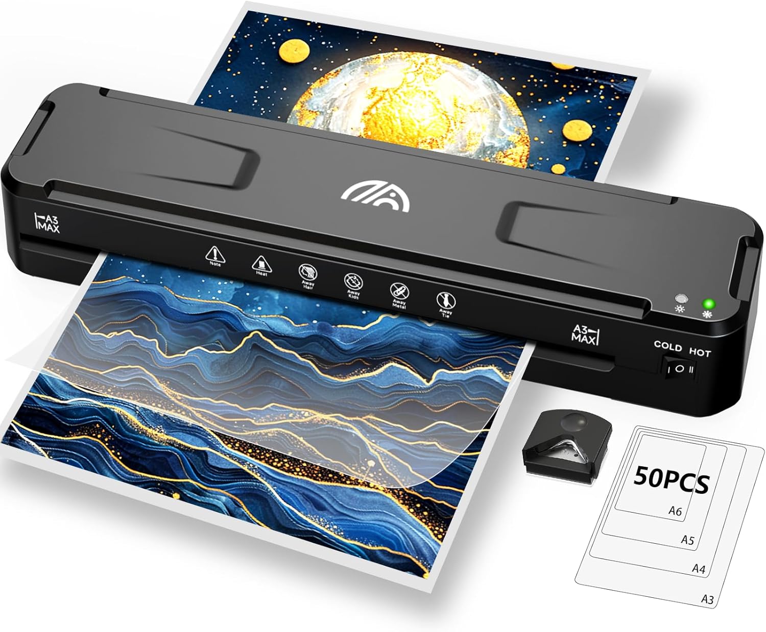 Fast Warm-Up 13 Laminator + 50 Sheets by Raycial