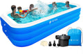 FOTING Inflatable Pool for Adults and Kids - Family-Size Backyard Pool