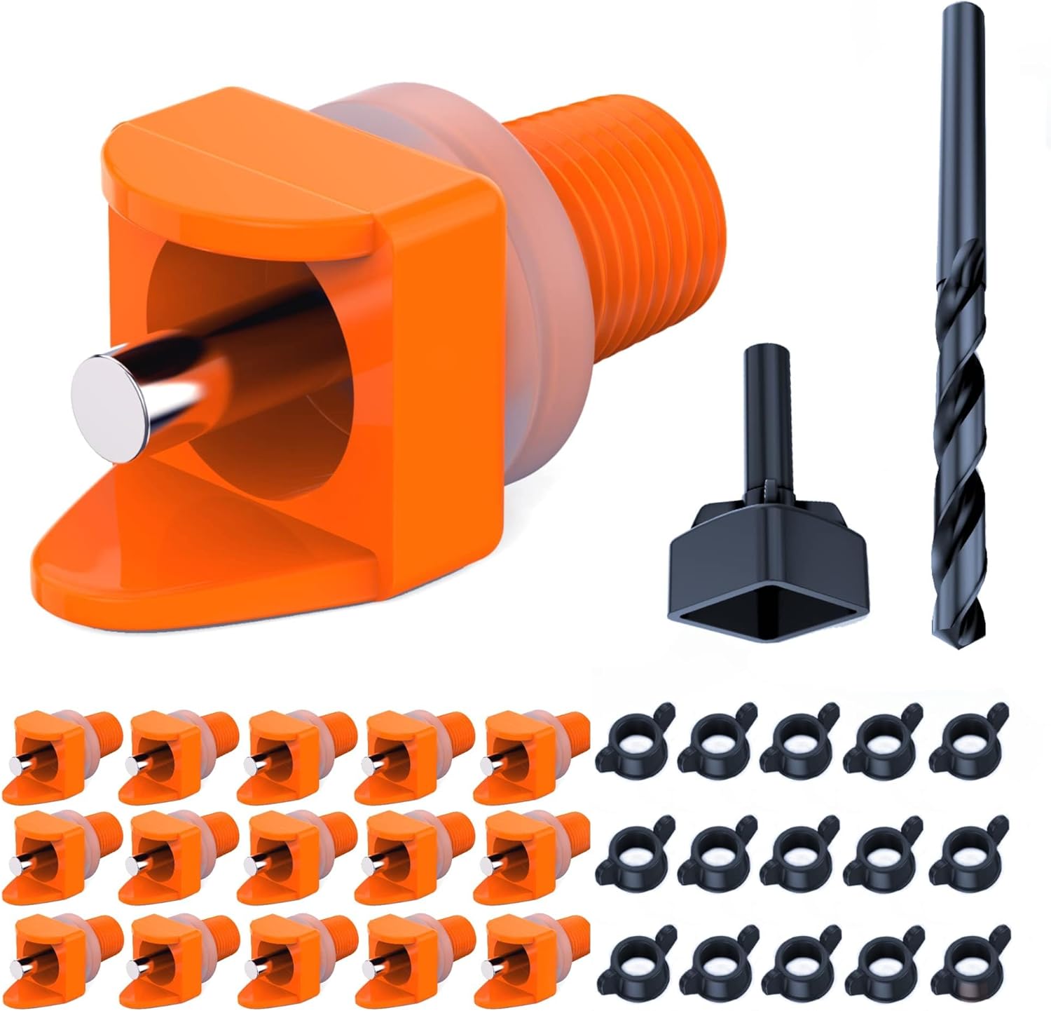 Easy Install Chicken Waterer Nipples, Pack of 15 - No Leaks! 
