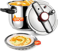 Pressure Cooker 10 QT Stainless Steel Pressure Canner - Fast, Safe