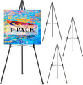 Easel Stand for Sign 63in Portable Metal Easel - Folding Display (4