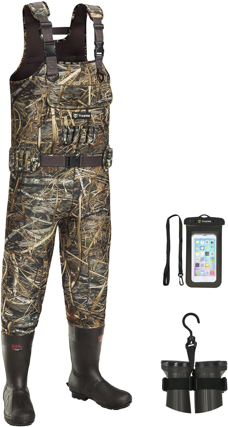 TIDEWE Hunting Waders with 600G Insulation for Ultimate Comfort