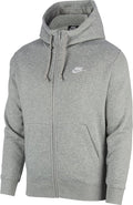 Nike Sportswear Club Fleece Full-Zip Hoodie - Warm, Slim Fit