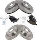 Front and Rear Ceramic Brake Pad & Rotor Kit for 2017-19 Escape