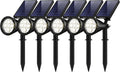 Solar Lights Outdoor Waterproof Solar Garden Light Pack of 6