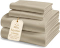 LANE LINEN 100% Egyptian Cotton Full Size Sheets - Cooling Luxury