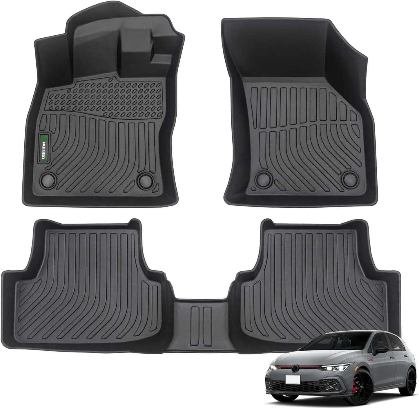 Custom Fit Waterproof Floor Mats for VW Golf MK7 2015-2021