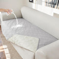 Genina 100% Waterproof Couch Cover for 4 Cushion Sofa - Off White