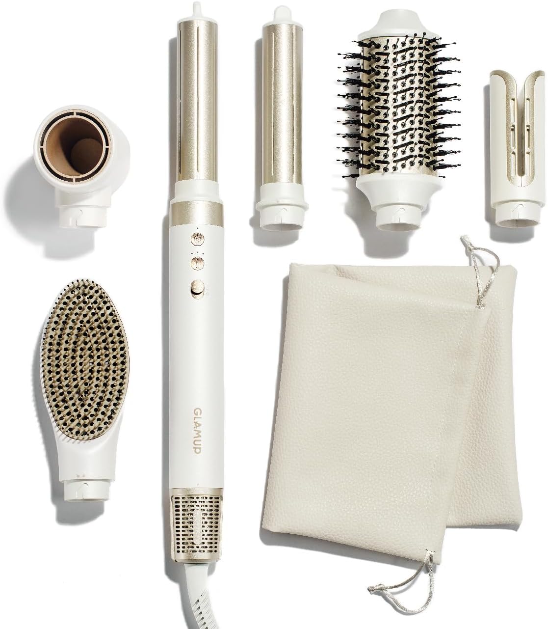GlamUp 6-in-1 Air Wrap Styler - Fast Dry, No Heat Damage