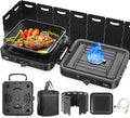 2 Burner Portable Camping Stove Propane - Compact Dual-Burner Camp