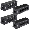 4 Channel 3 Pin XLR Multi Network Breakout - Compact Stage Extender