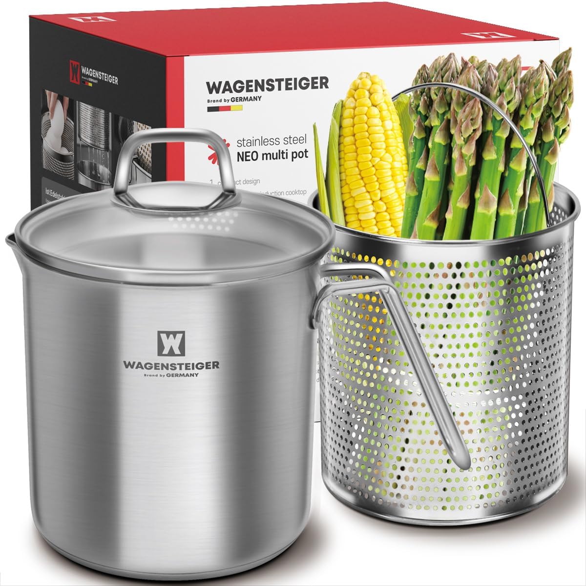 Stainless Steel Asparagus Steamer - WAGENSTEIGER