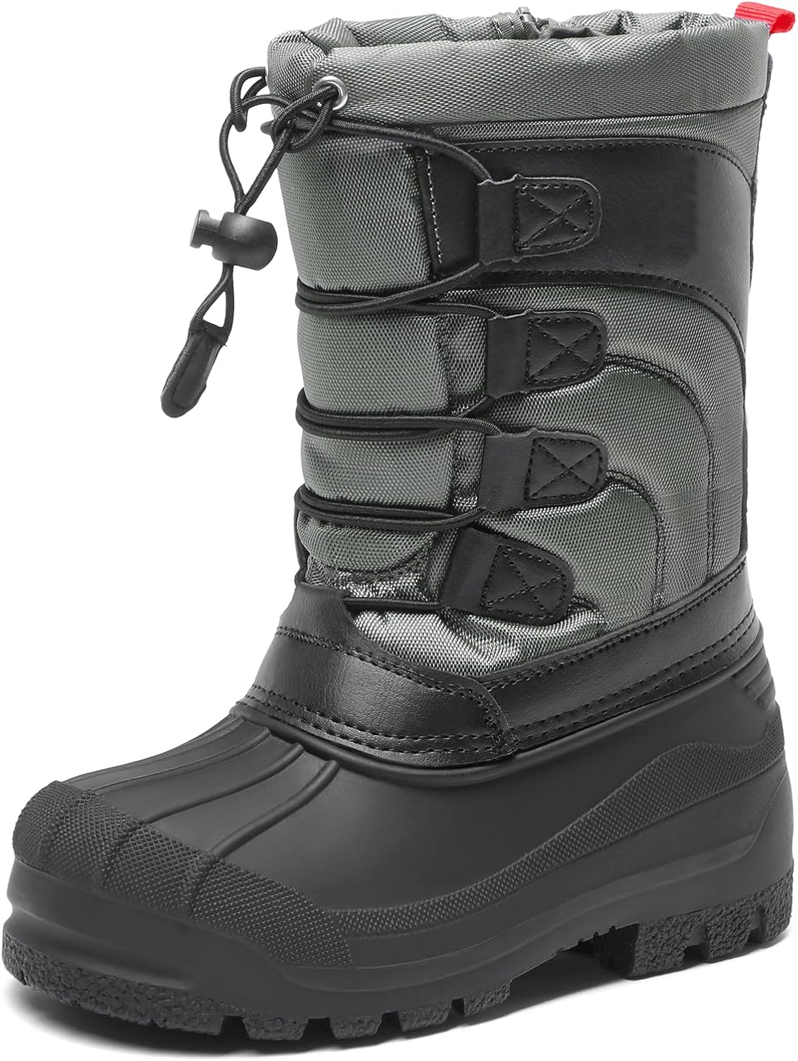 DREAM PAIRS Boys Girls Snow Boots Waterproof Cozy Winter Shoes