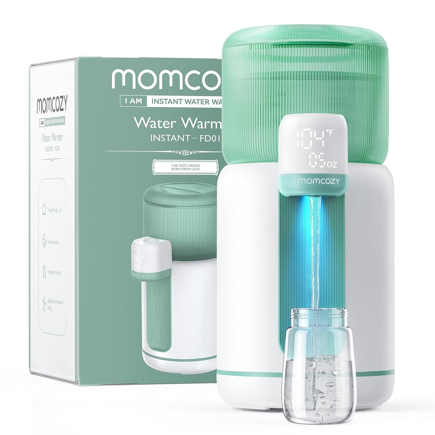 Momcozy Fast Baby Bottle Warmer with 4 Temp Control