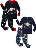 100% Cotton Family Feeling Kids Striped Christmas Pajama Set - Cozy