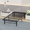 Twin Bed Frame Metal Platform - Foldable, No Box Spring Needed