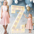 4FT Marquee Light Up Letter Z - Large 48in Custom Party Sign