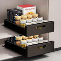 2 Pack Pull Out Drawers for Cabinets 10in W - Smooth Slide Organizer