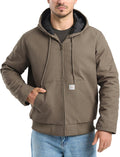 HISEA Men's Winter Work Jacket - Insulated, Water Resistant Hooded