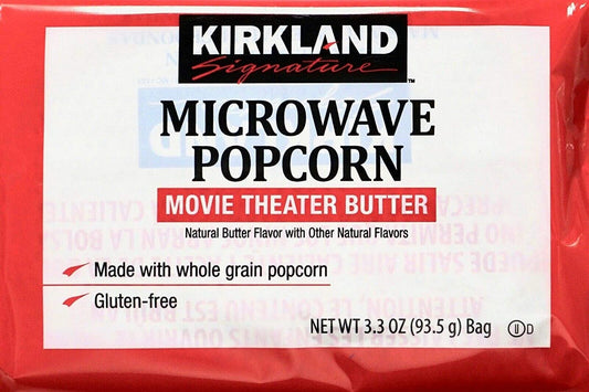 Kirkland Microwave Popcorn - 8 Bags, Movie Night Ready!