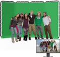 7.87 ft x 13.12 ft Green Screen Backdrop with Stand - Large Studio