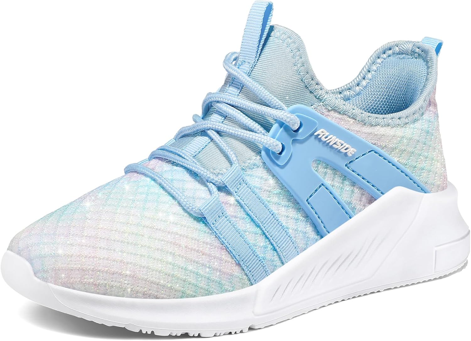 RUNSIDE Girls Tennis Shoes Lightweight Sports Sneakers for Kids