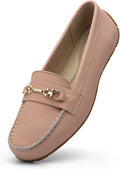 Women's Comfortable Lightweight Leather Loafers Slip-Ons (Style 3NMW)