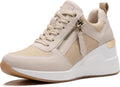 Viscozzy High Heel Wedge Sneakers for Women - Comfortable All Day even
